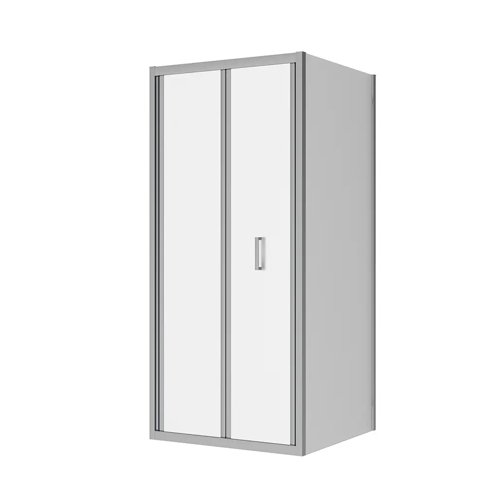 Box doccia 90x90 cm angolare apertura a libro vetro 6mm opaco | Capri
