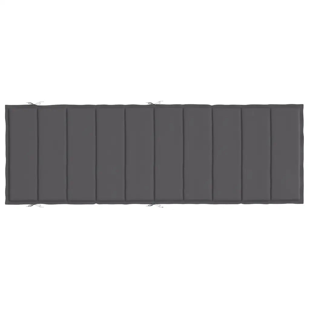 Cuscino per sedie | Cuscino per Lettino Antracite 186x58x4 cm in Tessuto Oxford