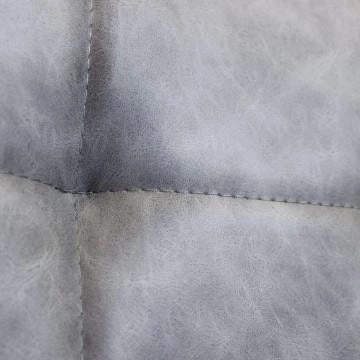 POLTRONA ROSALYN REALIZZATA CON SEDUTA IN ECOPELLE 47,5 X 59 X 81CM GRIGIO OKX