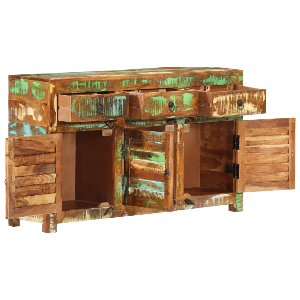 Credenza 110x30x65 in Legno Massello di Recupero 338426