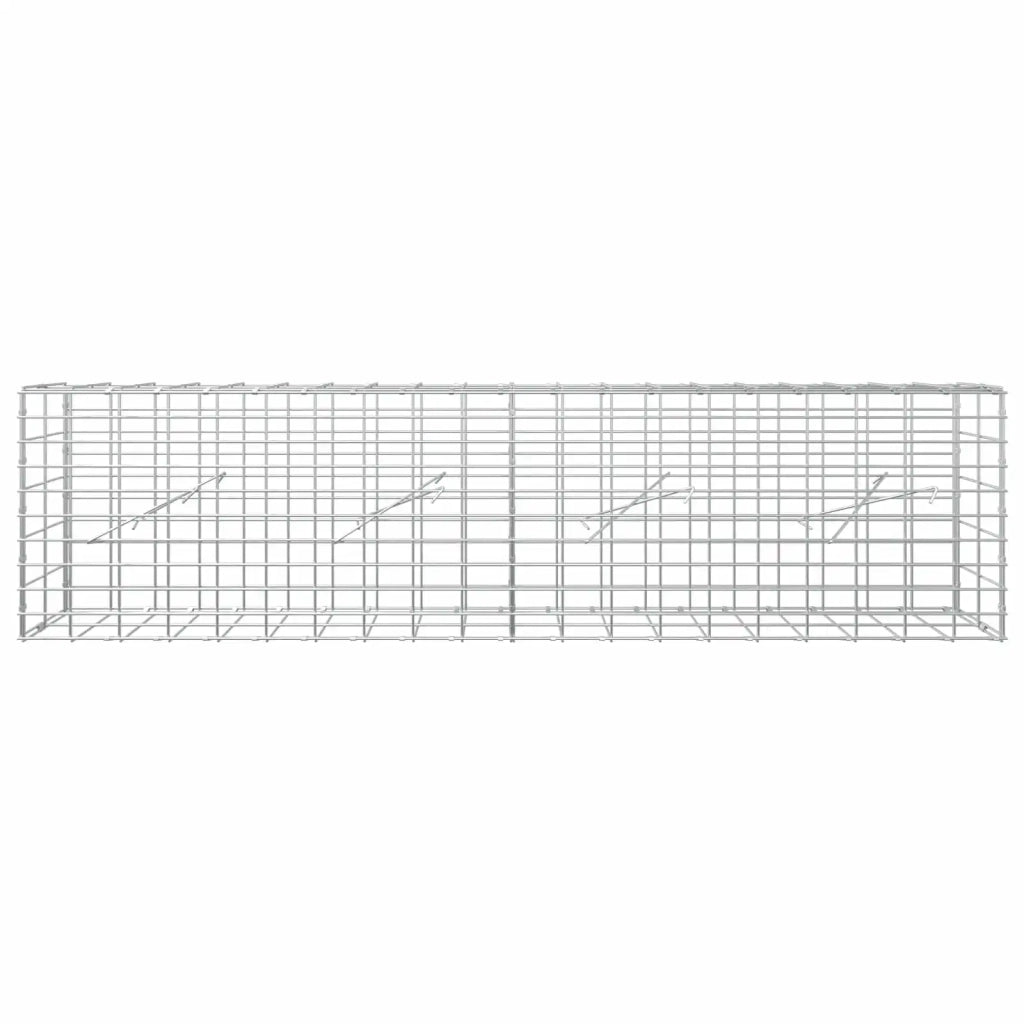 Gabione con Filo da 3,5 mm e Rete da 5x10 cm 200x10x50 cm 3462502