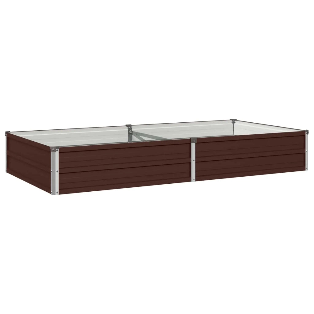 Letto rialzato da giardino Marrone 160 x 80 x 24 cm 8006476