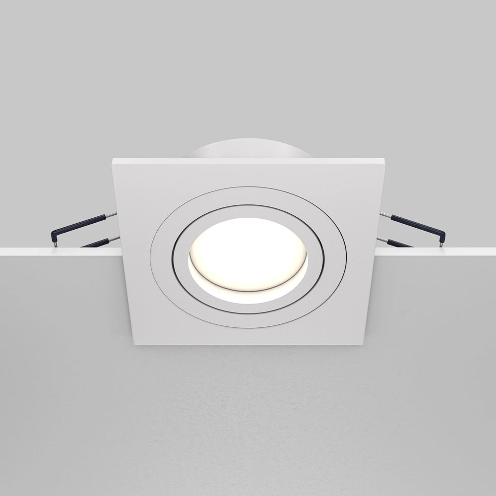 Faretto incasso Maytoni Atom DL024-2-01W GU10 bianco