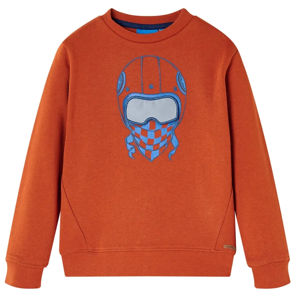 Felpa per Bambini Ruggine Chiaro 128cod mxl 108936