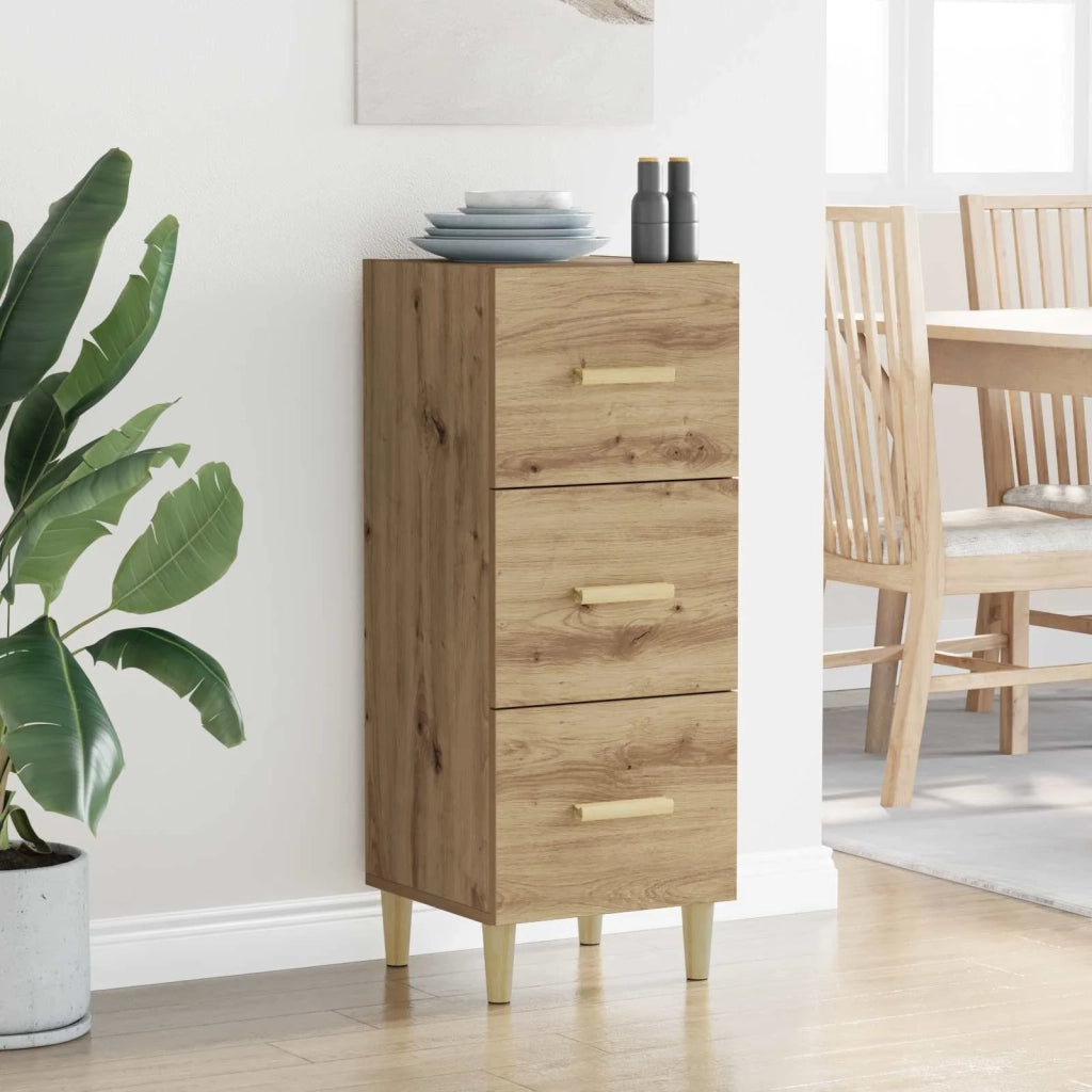 Credenza rovere artigianale 34.5 x 34 x 90 cm Legno multistrato 880935