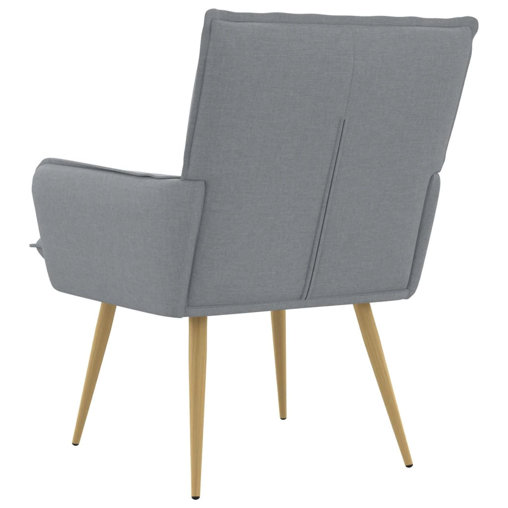 Poltrona Grigio Chiaro Tessuto 42047698