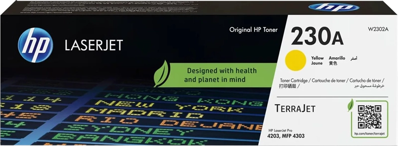 ORIGINAL HP toner giallo W2302A 230A ~1800 Seiten