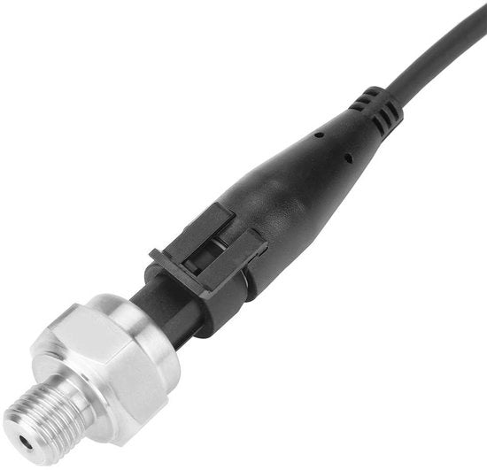 Sensore di Pressione Leggero - Cassetta in Acciaio Inossidabile - Sensore Analogo - Precisione 1% FS - Connettore G1/4" - Facile da Installare - Manometro