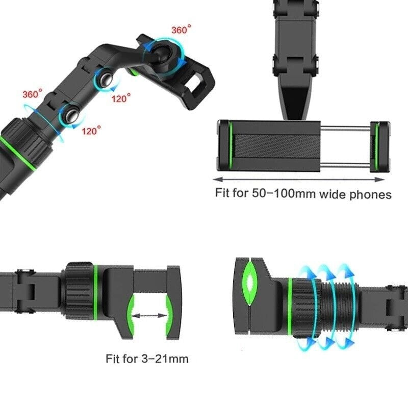 SUPPORTO DA AUTO SPECCHIETTO RETROVISORE PER CELLULARI NAVIGATORE SMARTPHONE