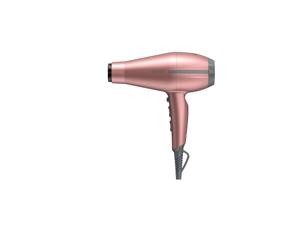 Ga.ma GH3319 Tempo 5D Sensi Asciugacapelli 2200 W Ceramica Ioni e Ozono 2 velocita' 3 temperature bocchetta e diffusore colore Rosa