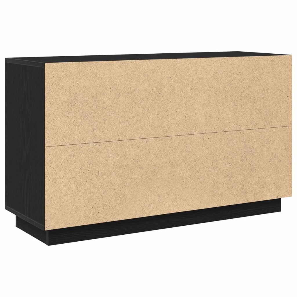 Credenza Rovere Nero 102 x 35 x 60 cm Legno multistrato 862815
