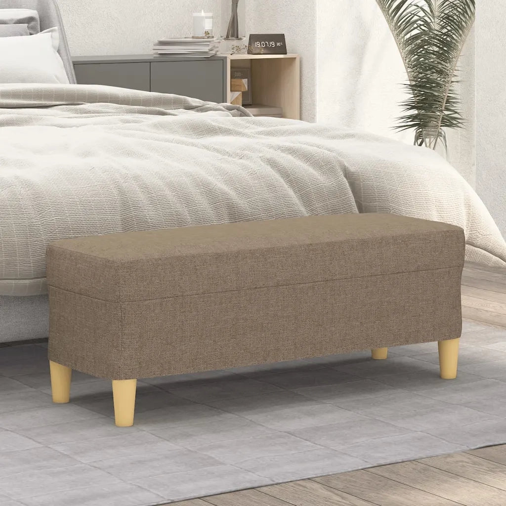 Panca Tortora 100x35x41 cm in Tessuto CFW4230957