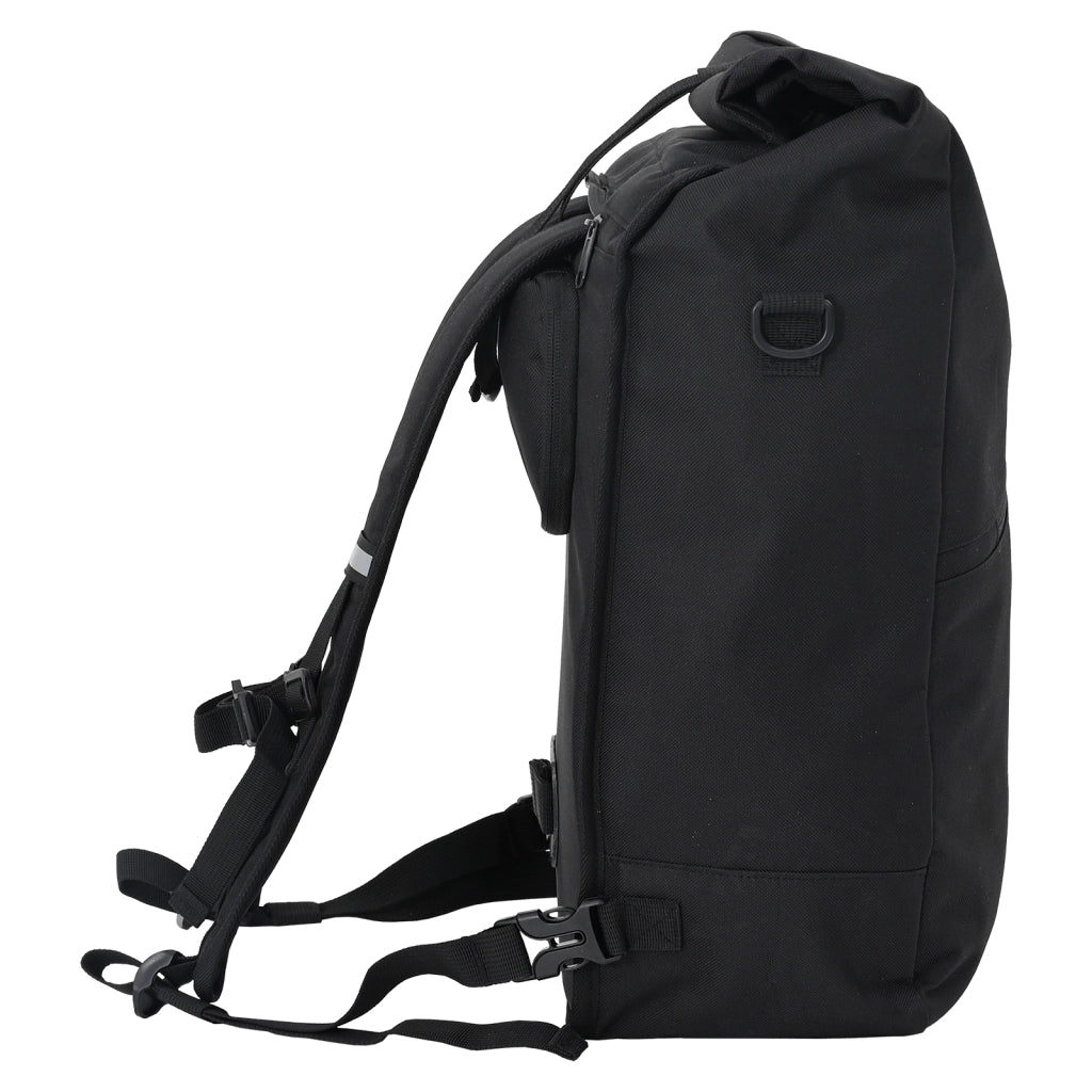 Borsa per bici per portapacchi 25 L Nera 33x16x48 cm