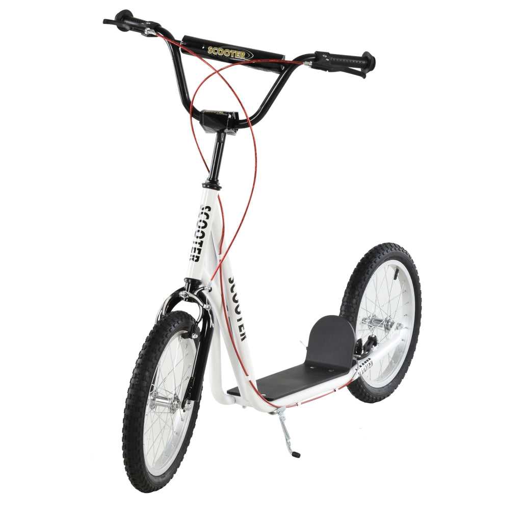 Scooter per Bambini e Adolescenti ¨C zephmum ¨C Bianco 139x58x90-96 cm