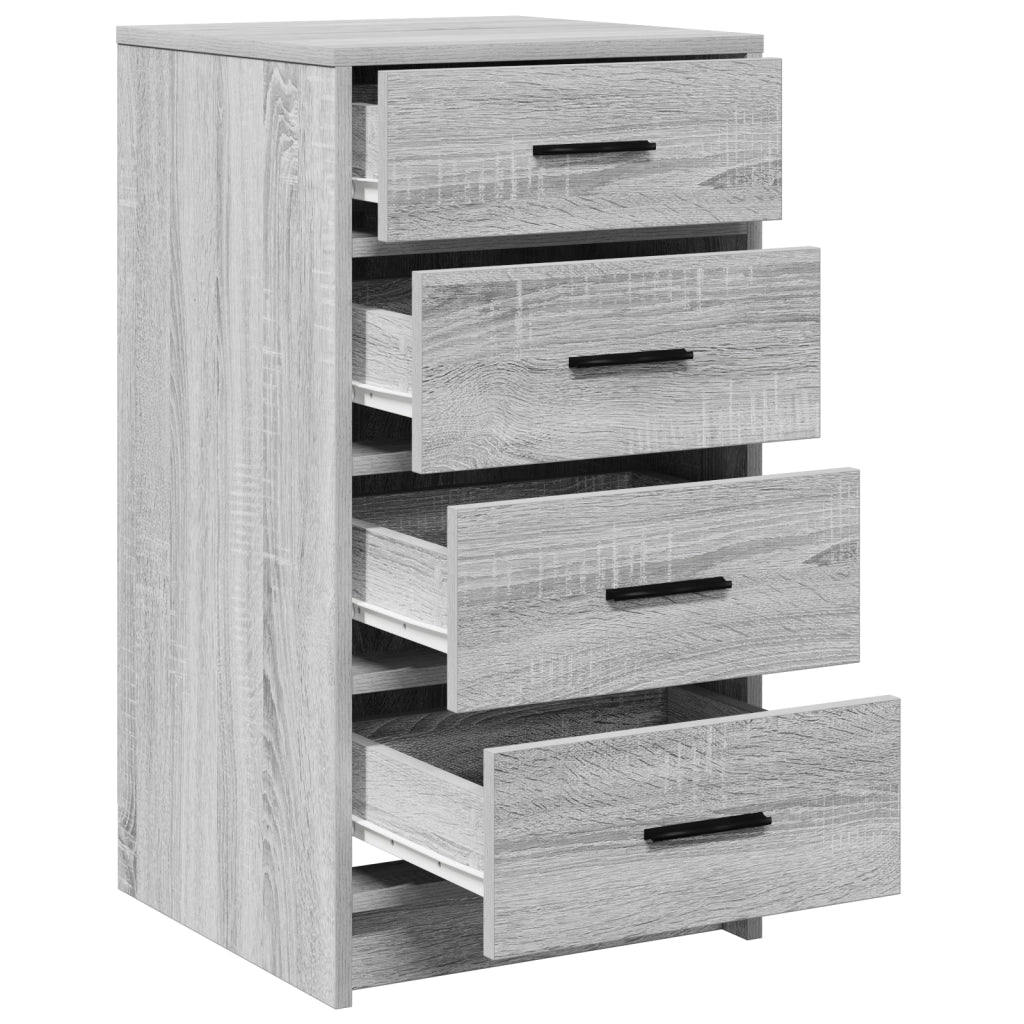 Credenza Grigia Sonoma 40x41x75 cm in Legno Ingegnerizzato
