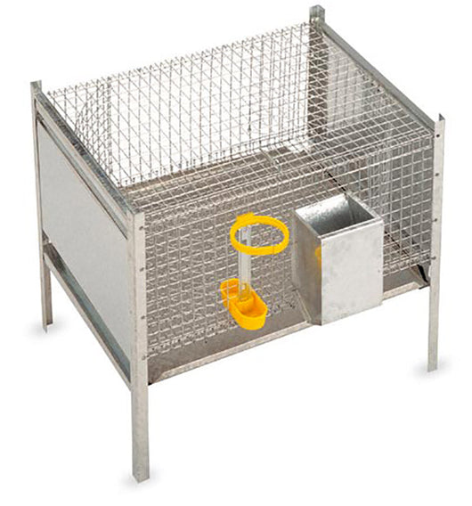 Gabbia per Coniglio Maschio Conigliera in Lamiera 75x66x64 cm Rocila Tago