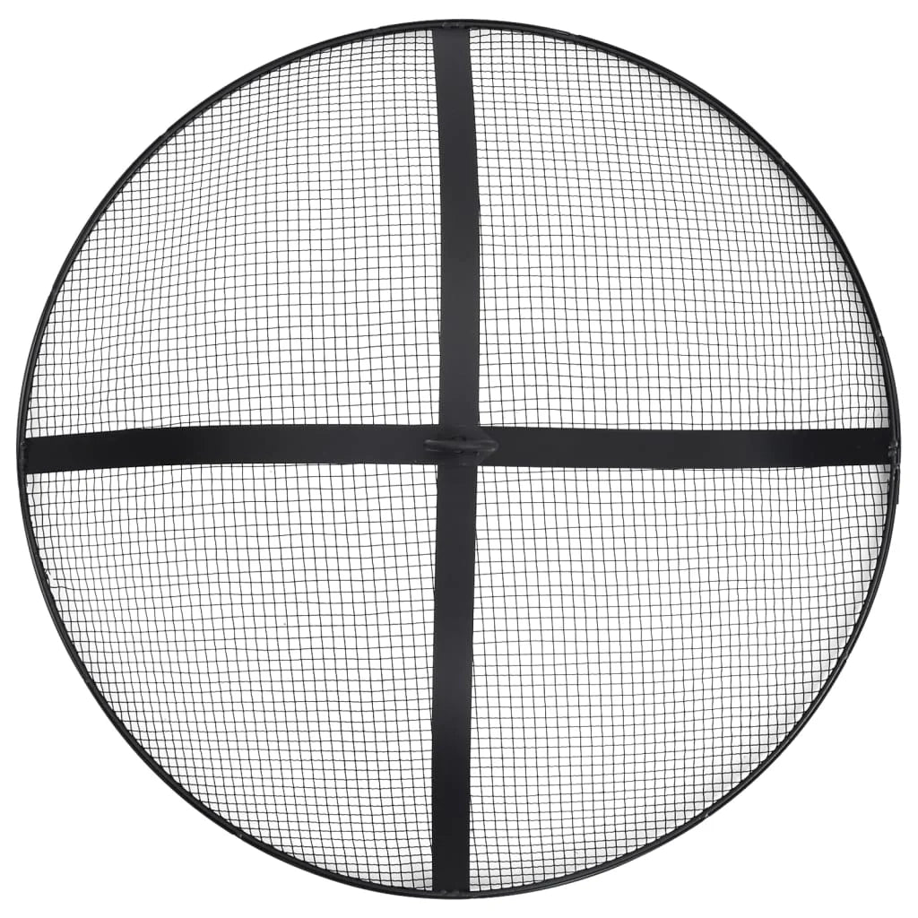 Caminetto con attizzatoio 54 x 54 x 55 cm acciaio 02_0006016