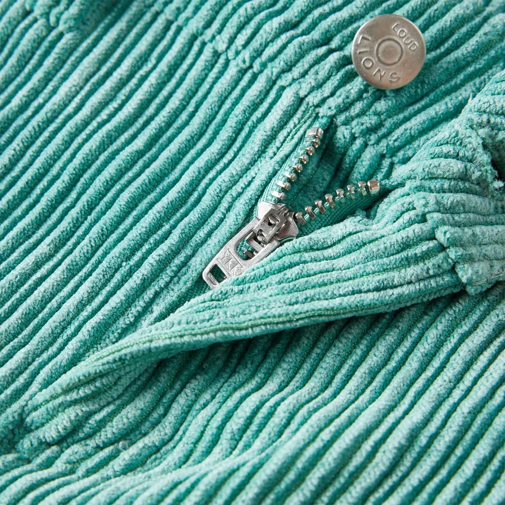 Pantaloni per Bambini in Velluto a Coste Verde Menta 128 CFW9364961
