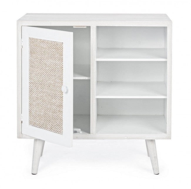 Credenza 1 Anta 3 Ripiani Montiel in Legno