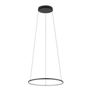 Lampada a sospensione nera LED Circolo S Nowodvorski 45cm 4000K