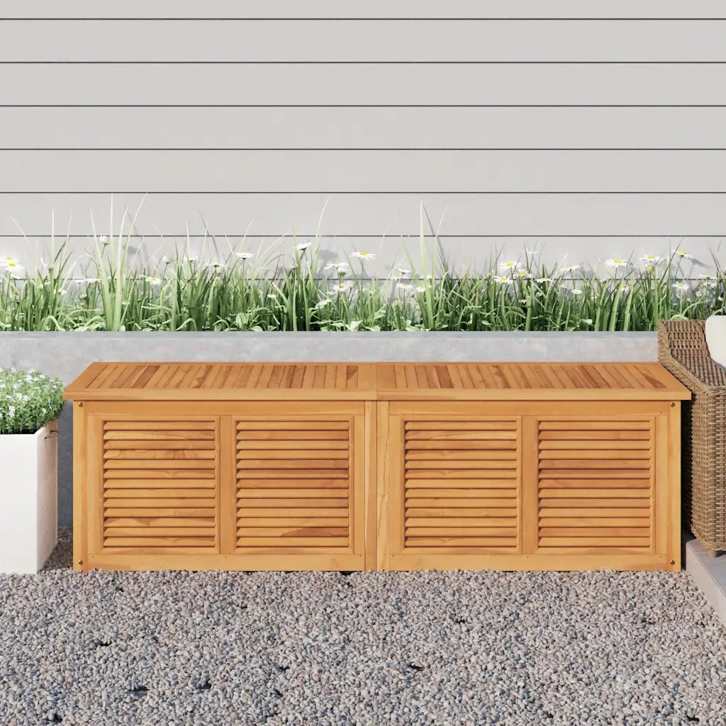 Contenitore Giardino con Borsa 175x50x53cm Legno Massello Teakcod mxl 129810