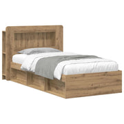 Telaio del letto con storage Rovere Artigianale 75 x 190 cm 3433423
