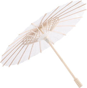 Ombrello Decorativo per Matrimonio - Strumento Educativo - Manico in Legno - Diametro 20/30/40/60 cm - Peso 2,5 kg - Ombrello Decorativo