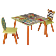 Gruppo seggiolino auto per bambini con 2 sedie a forma di animali della foresta 19_0000499