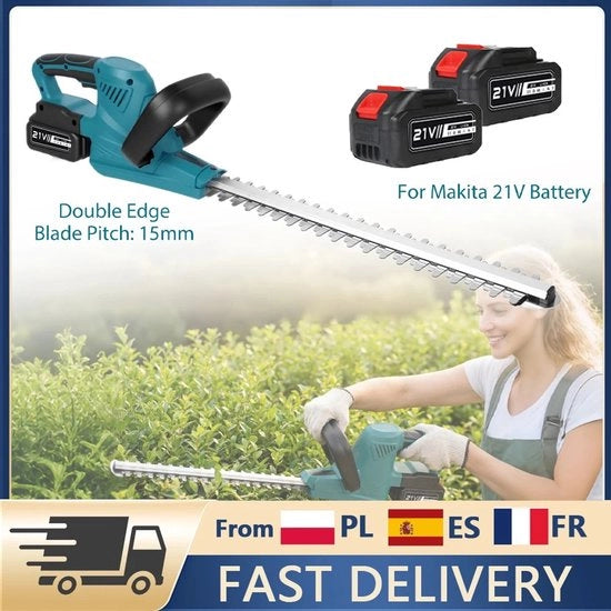 Aspirapolvere a batteria 2000W senza fili con lama rotante elettrica per taglio erba con testa di taglio 510mm e batteria lithium doppia misura