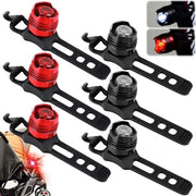 Illuminazione per passeggini LED - 6 pezzi con 3 effetti di luce - impermeabile - accessori per passeggini - outdoor - passeggiate veloci - jogging.