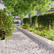Bordure per Prato 10 pz 25x103 cm Acciaio Inossidabile
