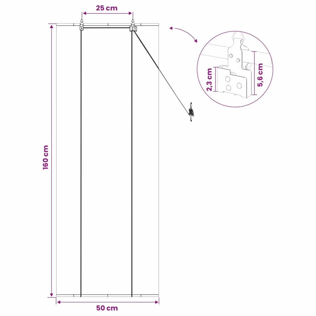 Tenda a rullo Naturale 50 x 160 cm Bambù 42039682