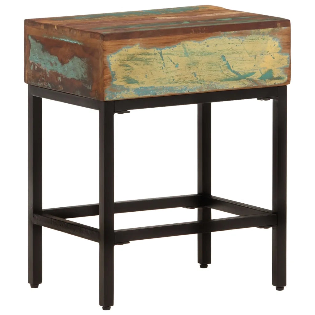 Tavolino 40x30x51 cm in Legno Massello di Recupero 338473