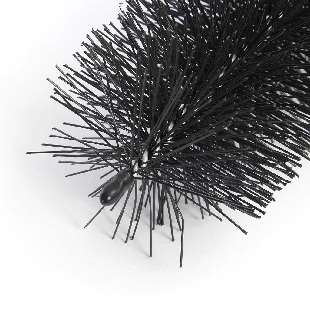 Set Black Brush con 20 spazzole per filtri a camera da laghetto, 50cm x Ø 15cm, polipropilene, nero, rimozione delle particelle più fini