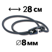 Multipack da 20 serravele e fermaremi standard diametro 8 mm lunghezza 28 cm