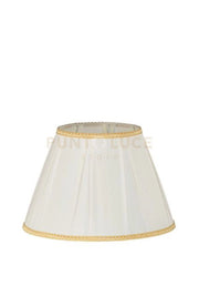 TC 3048 PARALUME DM.40CM  AVORIO E ORO ATTACCO E27