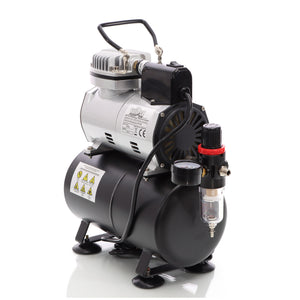 Compressore per aerografo AF186 con serbatoio riduttore di pressione 4 bar Start-stop automatico