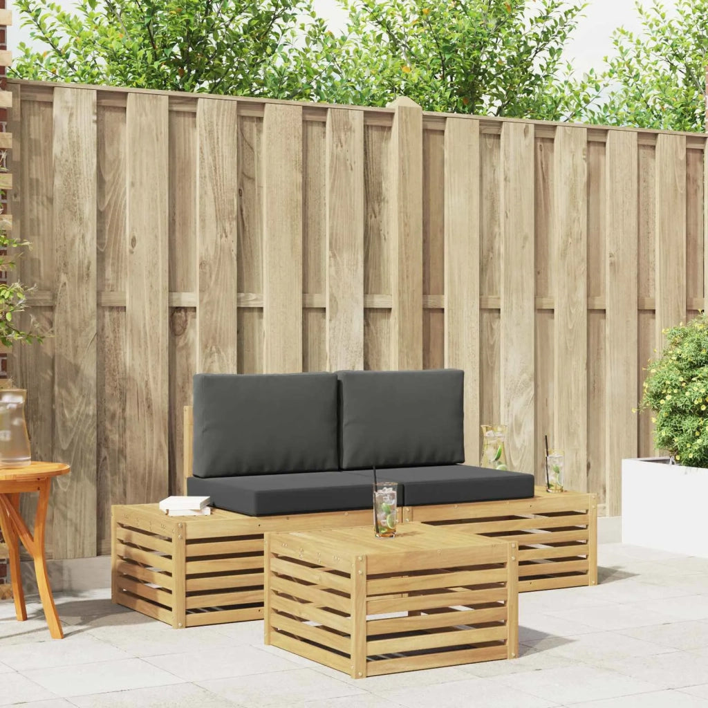 Set di divani da esterno-Sofa da giardino 4 Pezzo 522426