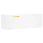 Armadietto a Muro | Mobile a Parete Bianco 100x36,5x35 cm in Legno Multistrato