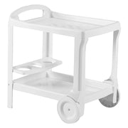 CARRELLO PORTAVIVANDE IN PLASTICA 'BORNEO' bianco  - BICA