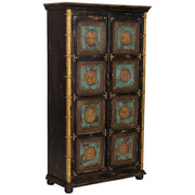 Armadio in legno artigianale, 102x44x183h cm, nero