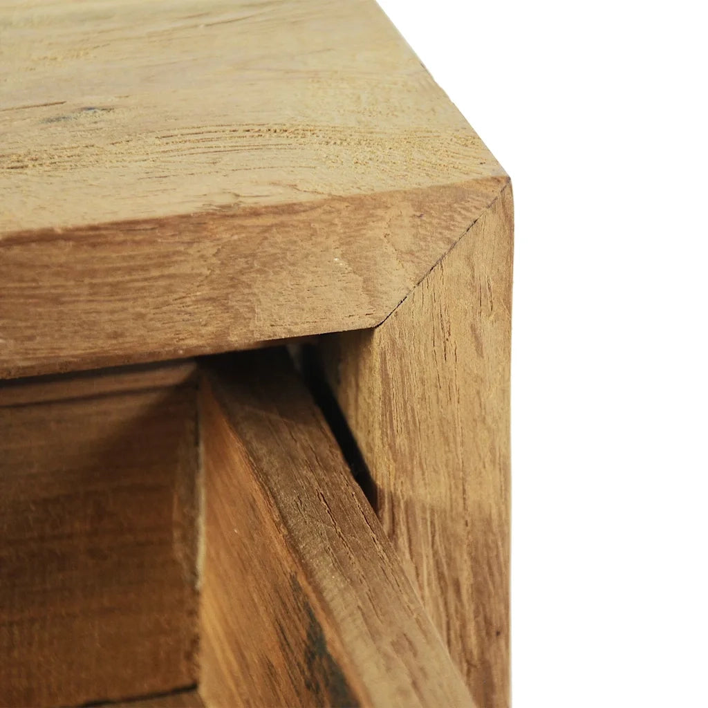 Comodino 40x30x50 cm in Legno Massello di Teak 244576