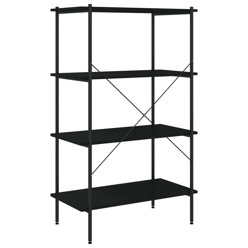 Scaffale con 4 Mensole Nero 80x40x130 cm CFW7985637