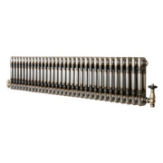 Radiatore 2 Colonne Orizzontale Metallo Grezzo 300 x 1460 mm TRV
