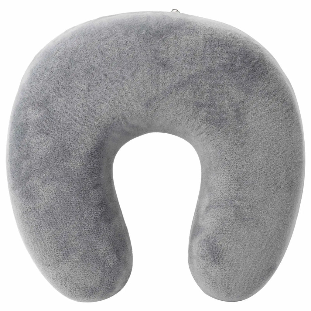 Cuscino da viaggio per il collo Grigio Schiuma Memory CFW9624282
