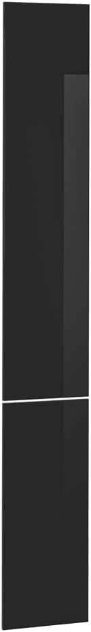 Frontale cucina R-Line, Nero lucido, 29.6 x 196 cm frontale del mobile per mobile alto estraibile