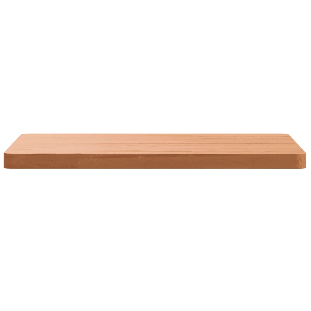 Piano per Tavolo | Superficie Tavolo | Piano Scrivania 50x50x2,5 cm Quadrato Legno Massello di Faggio