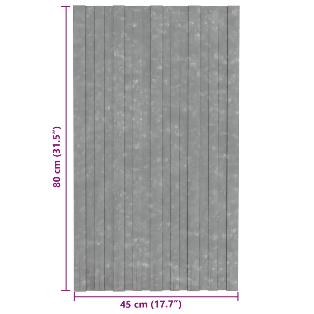 Pannello per tetto 12 pcs Argento 80 x 45 cm Acciaio zincato