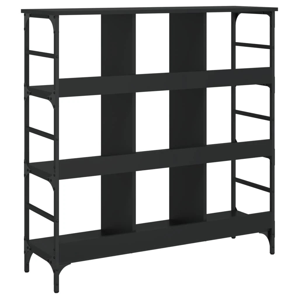 Credenza buffet cassettiera mobile contenitore organizer cucina soggiorno soggiorno 102 x 32 x 103,5 cm derivati ​​del legno nero 02_0035814