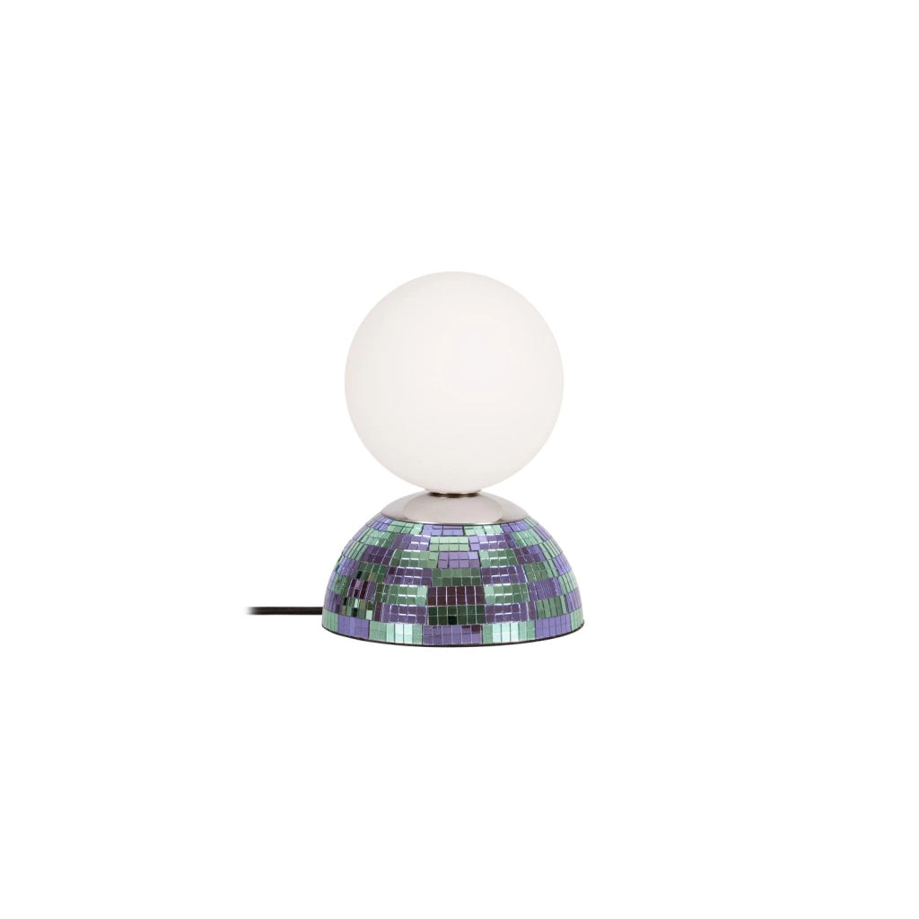 Lampada da tavolo GLITZER blu vetro 1xG9 Lucide